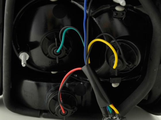 Rückleuchten Set VW Polo Typ 6N 94-99 schwarz Rückleuchten Set VW Polo Typ 6N 94-99 schwarz